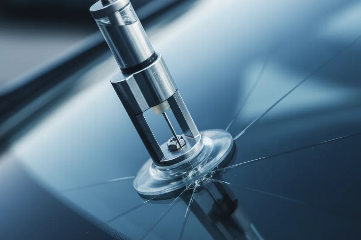 Auto glass windshield chip repair in St. Thomas, Ontario